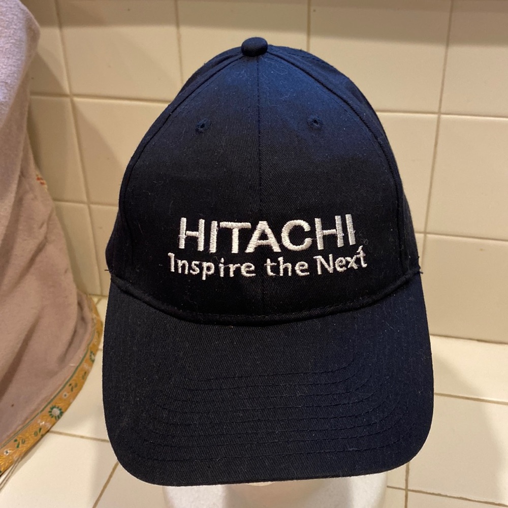 HITACHI baseball style hat in great condition